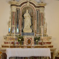 Cardeto - Santuario della Madonna di Mallemace - Statua ed altare di SS. Maria Assunta di Mallemace - Foto Enzo Galluccio